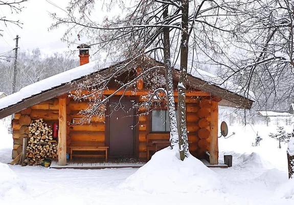 Кедровый дом с печкой